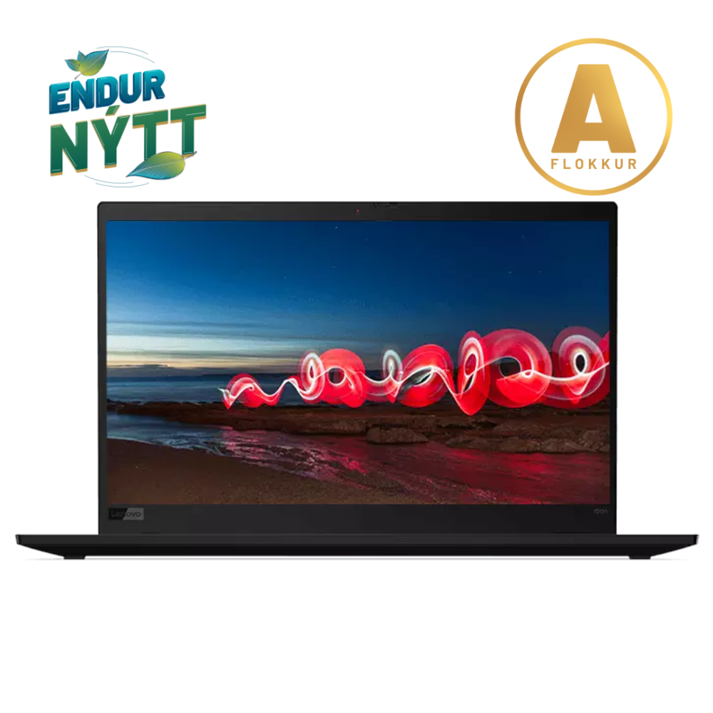 Lenovo ThinkPad X1 Carbon Gen7 fartölva 14" FHD i5-8265U 8/256GB W11P, endurnýtt
