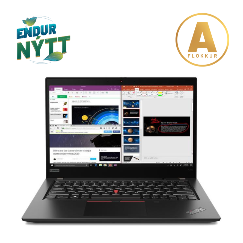 [LAP-X395-MX-A001] Lenovo ThinkPad X395 fartölva 13,3" FHD R5-3500U 8/256GB W11P, endurnýtt