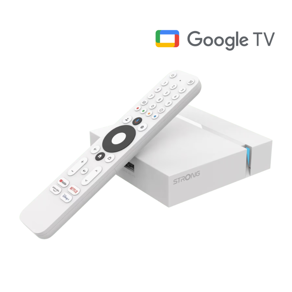 [LEAP-S3-PLUS-V2] Strong LEAP-S3+ V2 16GB Google TV 4K sjónvarpstölva, hvít