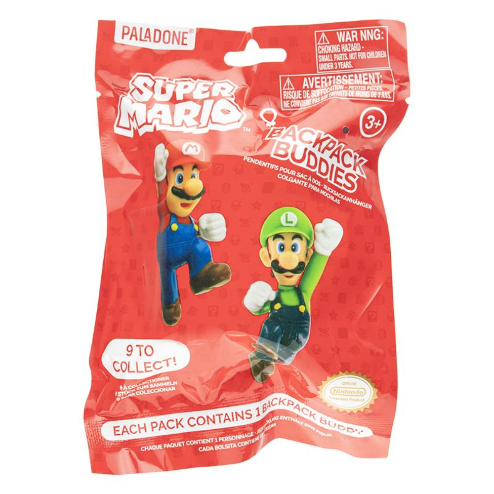 [1235154] Super Mario Backpack Buddies lyklakippa