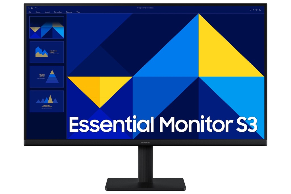 [LS27D302GAUXEN] Samsung Essential S3 27" FHD IPS 100Hz skjár, svartur