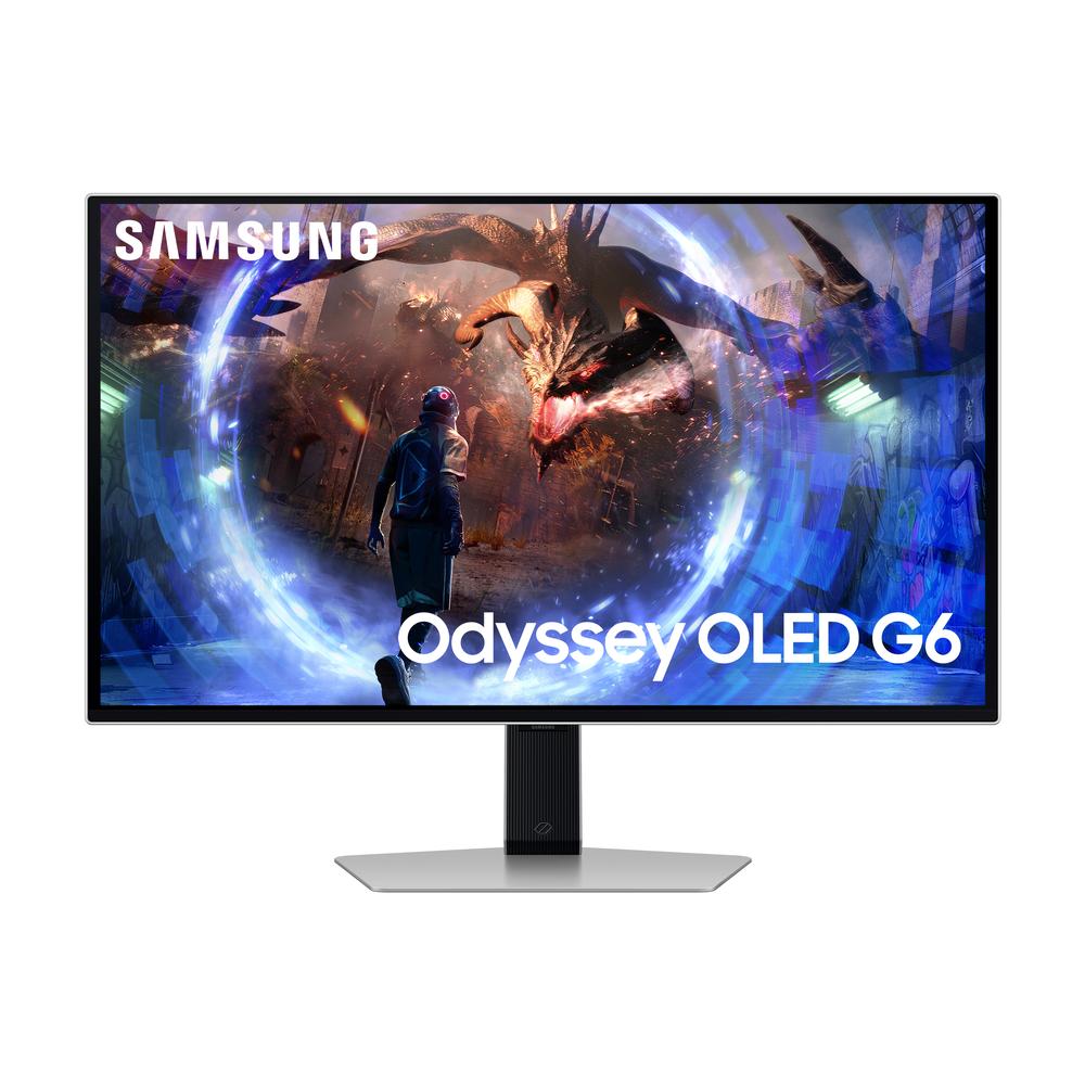 [LS27DG602SUXEN] Samsung Odyssey G6 27" QHD QD-OLED 360Hz leikjaskjár, silfur