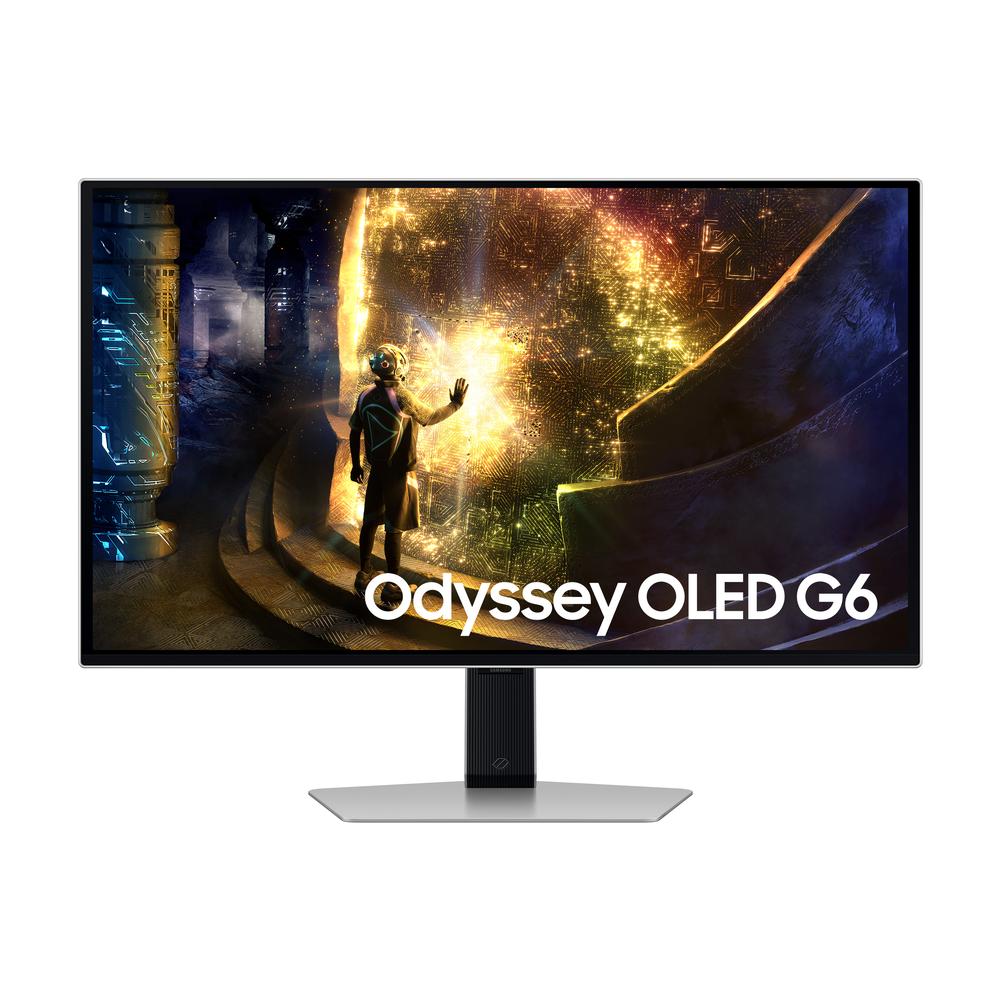[LS27DG612SUXEN] Samsung Odyssey G6 27" QHD QD-OLED 240Hz leikjaskjár, silfur