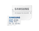 Samsung Evo Plus MicroSD 512GB UHS-1 U3 minniskort m/breytistykki