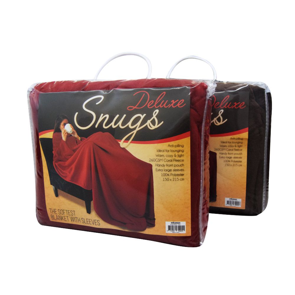 Mikamax Snugs Deluxe 150x210cm teppi, rautt