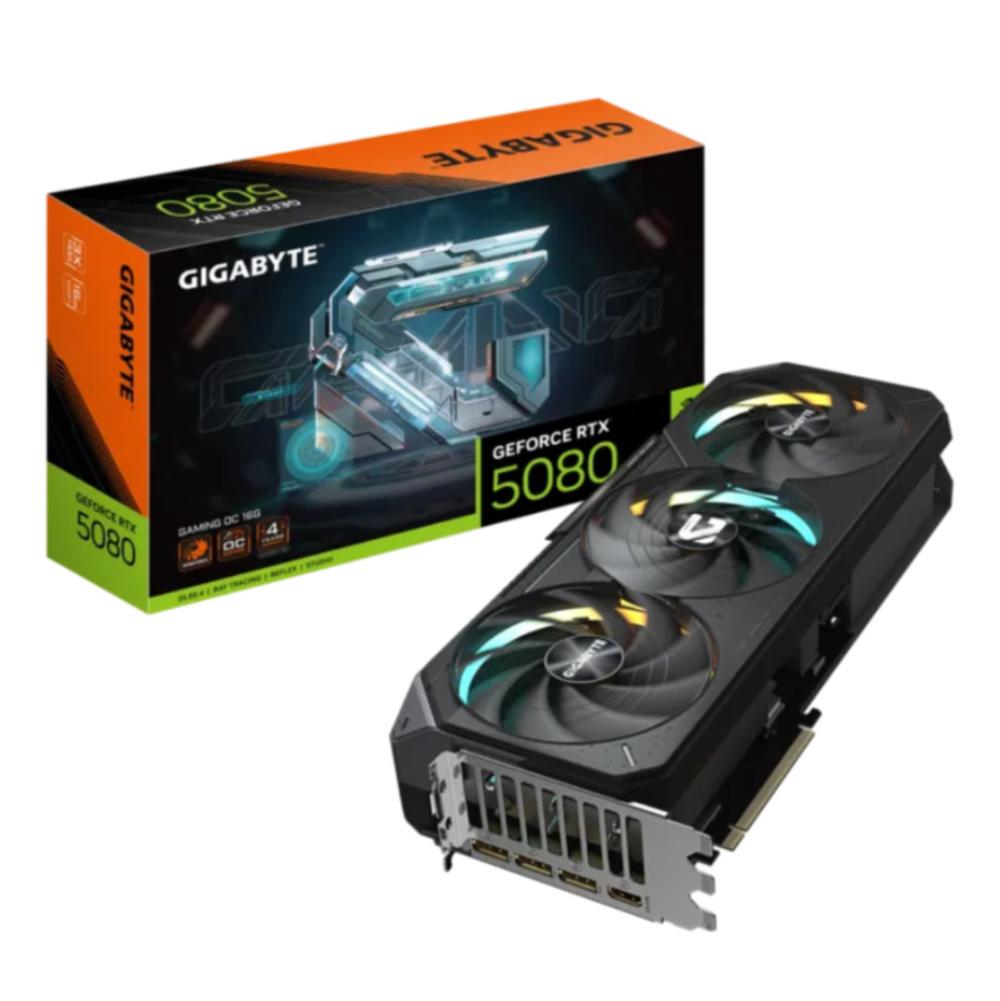 [N5080GAMINGOC16GD] Gigabyte GeForce RTX 5080 16GB Gaming OC skjákort
