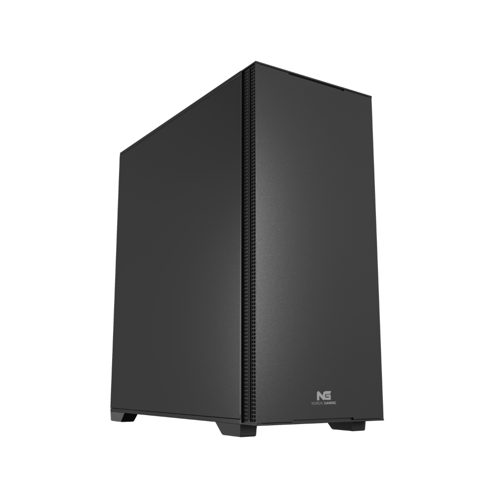 Nordic Mute Silent ATX turnkassi, svartur