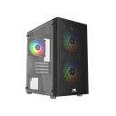 Nordic Gaming Mjolnir RGB mATX turnkassi, svartur