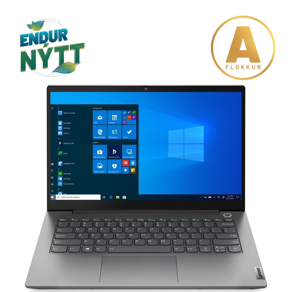 [NP/14G3/R5/16/256] Lenovo ThinkBook 14 G3 fartölva 14" FHD R5-5600U 16/256GB W11P, endurnýtt