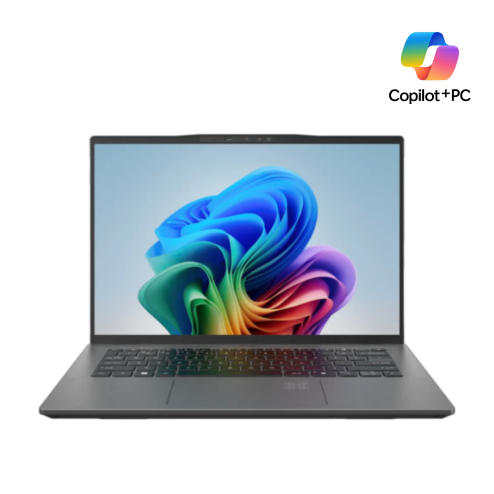Acer Swift 14 AI+ fartölva, 14" OLED FHD+ Ultra 7-258V AI 32GB 1TB W11, Stál grá