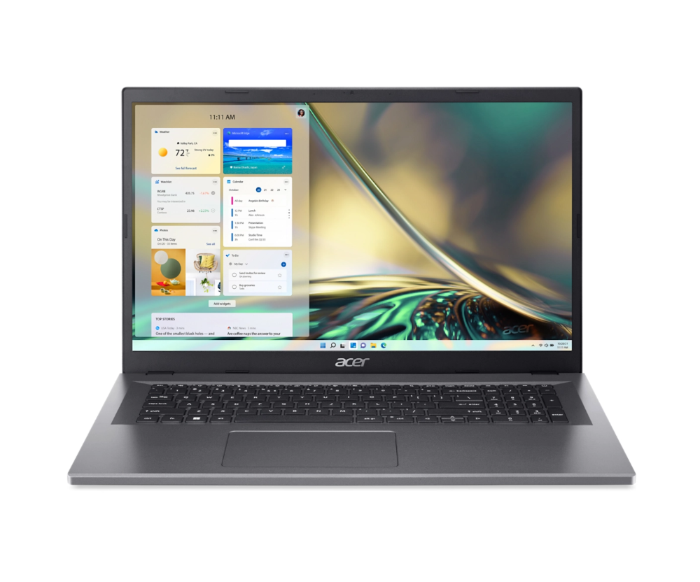 Acer Aspire 3 fartölva, 17,3" FHD i3-N305 8/512GB W11, Grá