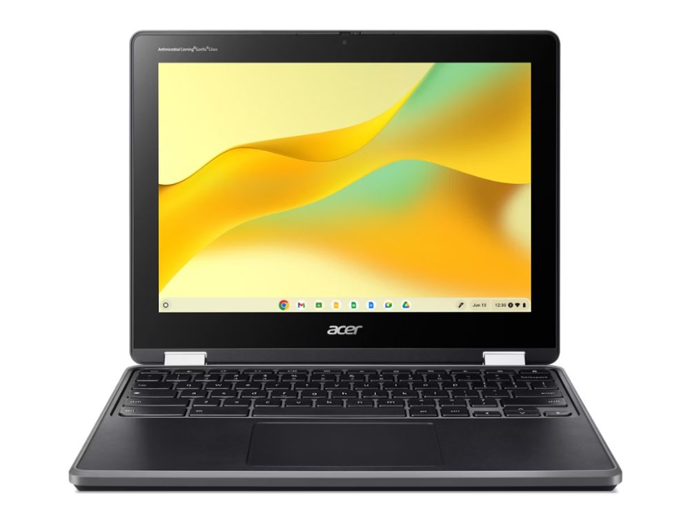 Acer Chromebook Spin 512 R856T-TCO-C162 fartölva, 12" HD+ Touch Intel N100 8/64GB, ísl. lykl., Svört