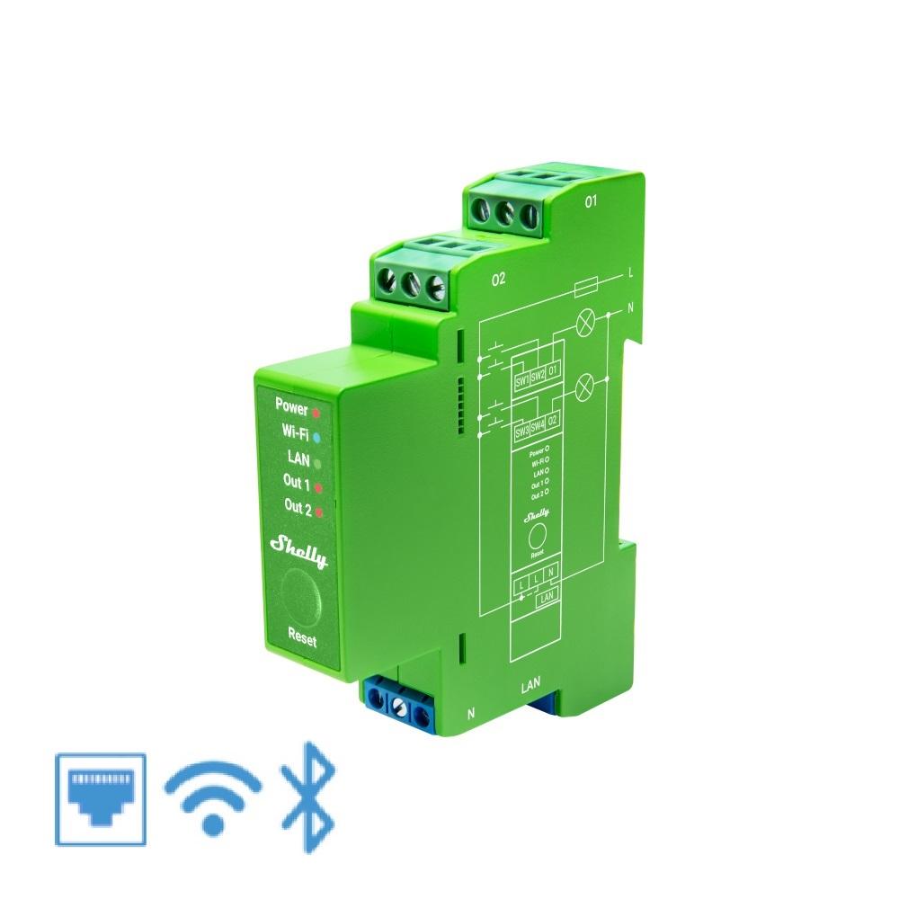 [PRO_DIMMER_2PM] Shelly Pro Dimmer 2PM DIN-Rail WLAN LAN BT