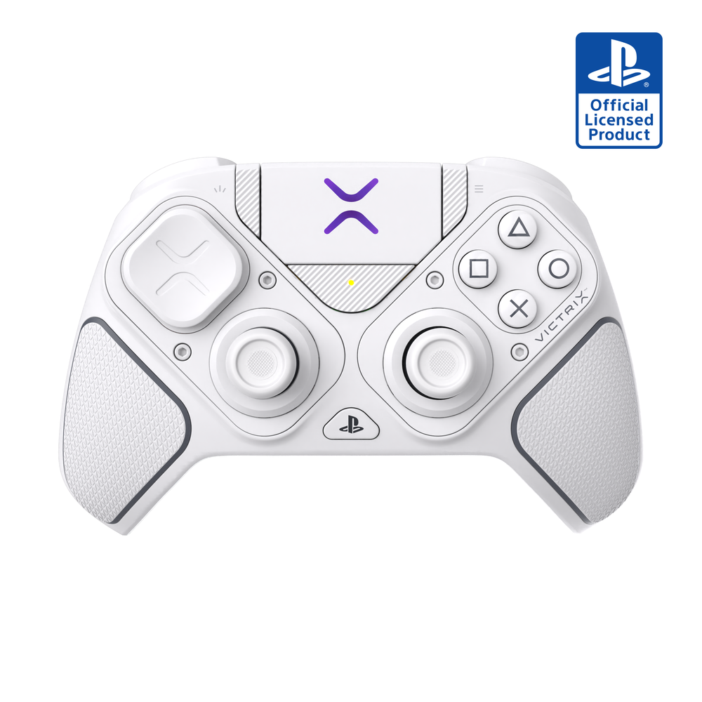 Turtle Beach Victrix Pro BFG Reloaded Hall-Effect stýripinni fyrir PS5/PC, hvítur