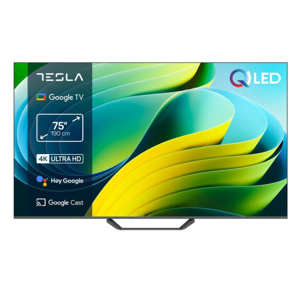 [Q75E655GUS] Tesla 75" QLED 4K Dolby Vision/Atmos Google TV snjallsjónvarp