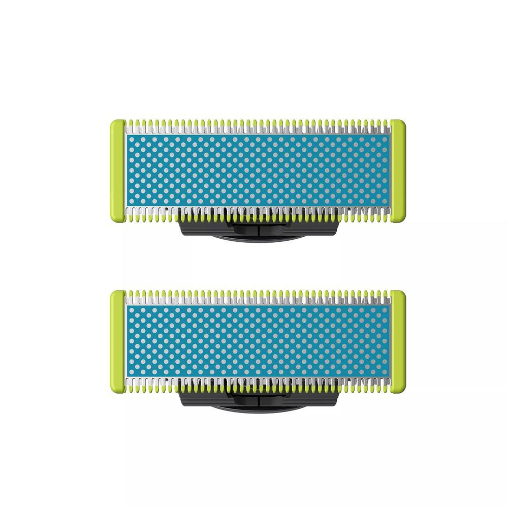 [QP225/50] Philips OneBlade blá rakvélarblöð fyrir QP2824/10, 2stk