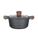 Resto Capella Casserole 2.6L pottur, 20cm, viðloðunarfrí húð, með glerloki