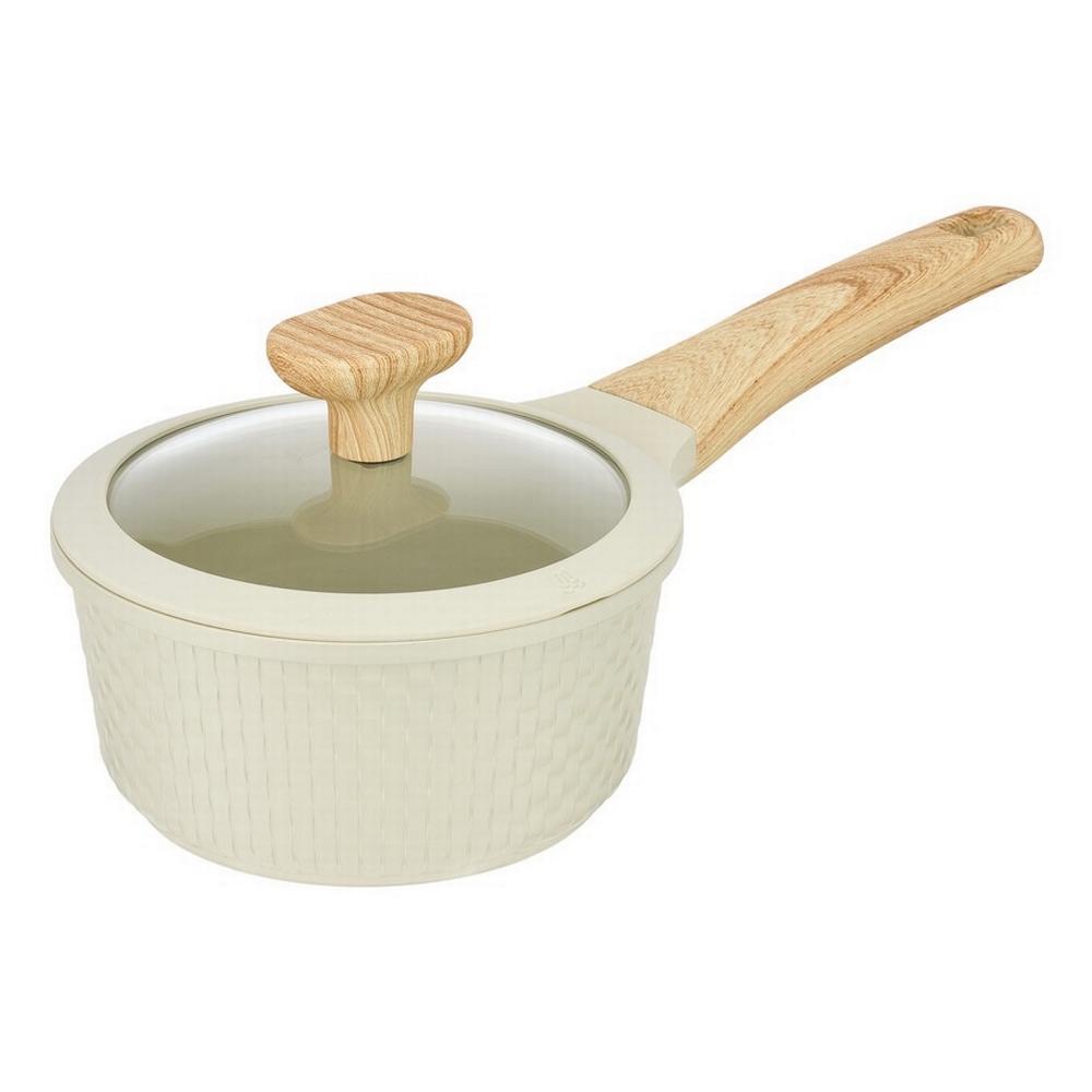 Resto beige 1.3L sósupottur með loki, 16cm