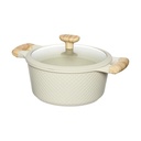 Resto Ran Casserole 4.2L pottur, 24cm, viðloðunarfrí húð, með glerloki