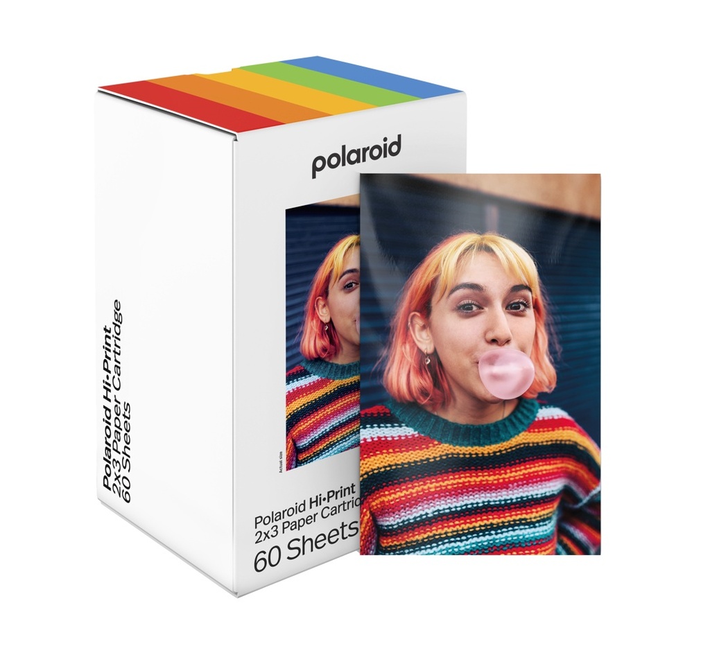[1248894] Polaroid Hi-Print Gen2 2x3 ljósmyndapappír, 60 stk