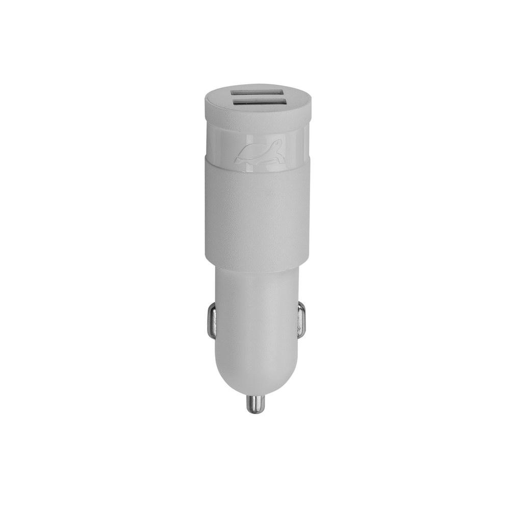 17W Rivacase VA4223 W00 2x USB-A hleðslutæki í bíl, hvítt