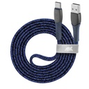 Rivacase PS6102 BL12 ofinn USB-C í USB-C 1,2m kapall, blár