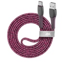 Rivacase PS6102 RD12 ofinn USB-A í USB-C 1,2m kapall, rauður