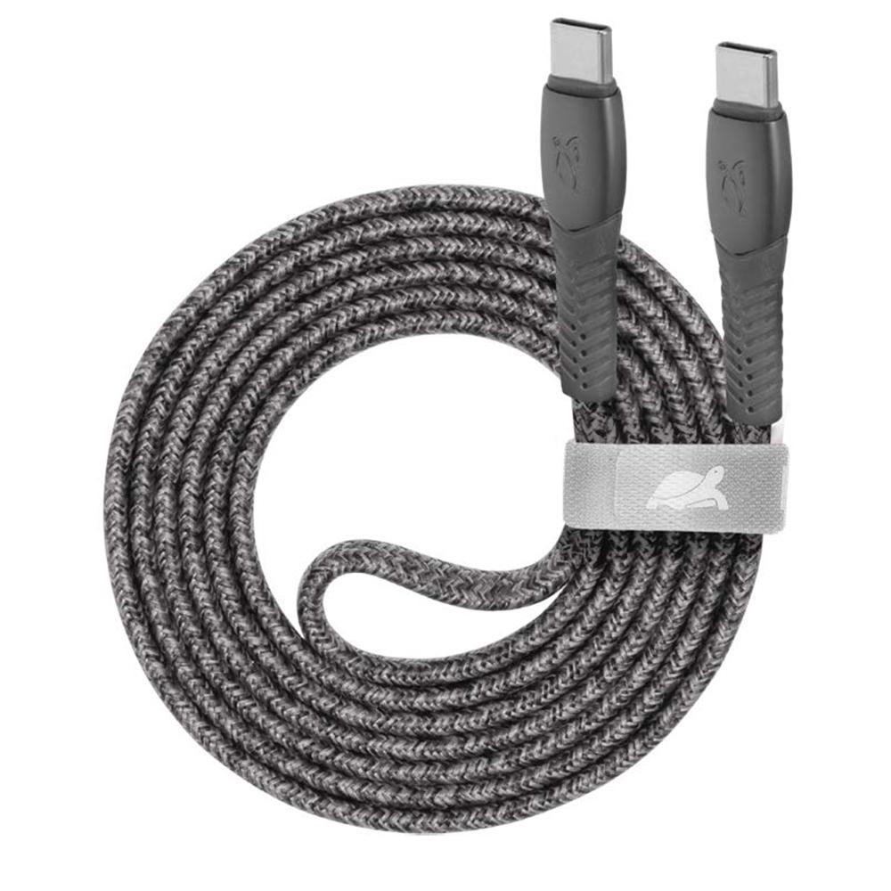 Rivacase PS6105 GR12 USB-C í USB-C 1,2m kapall, grár