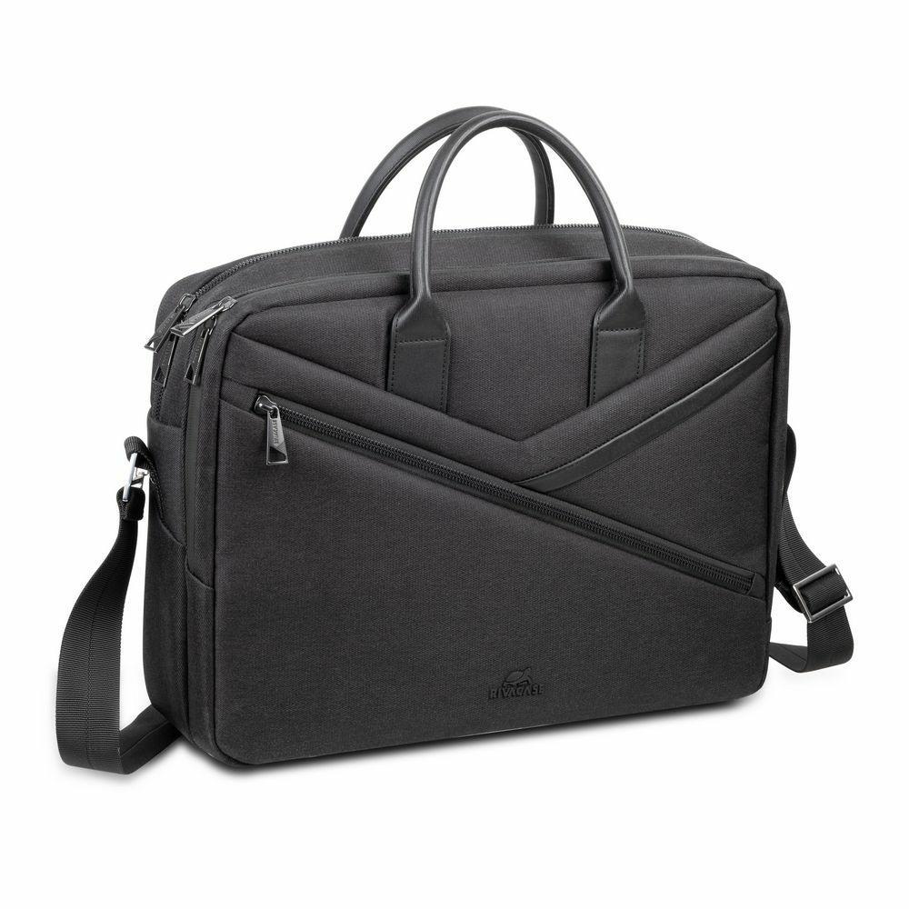 Rivacase 8134 Clark 16" ECO hliðartaska, svartur