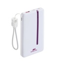 Rivacase VA2311 10000mAh ferðarafhlaða, PD 22.5W, LanYard USB-C kapall, LED, hvít
