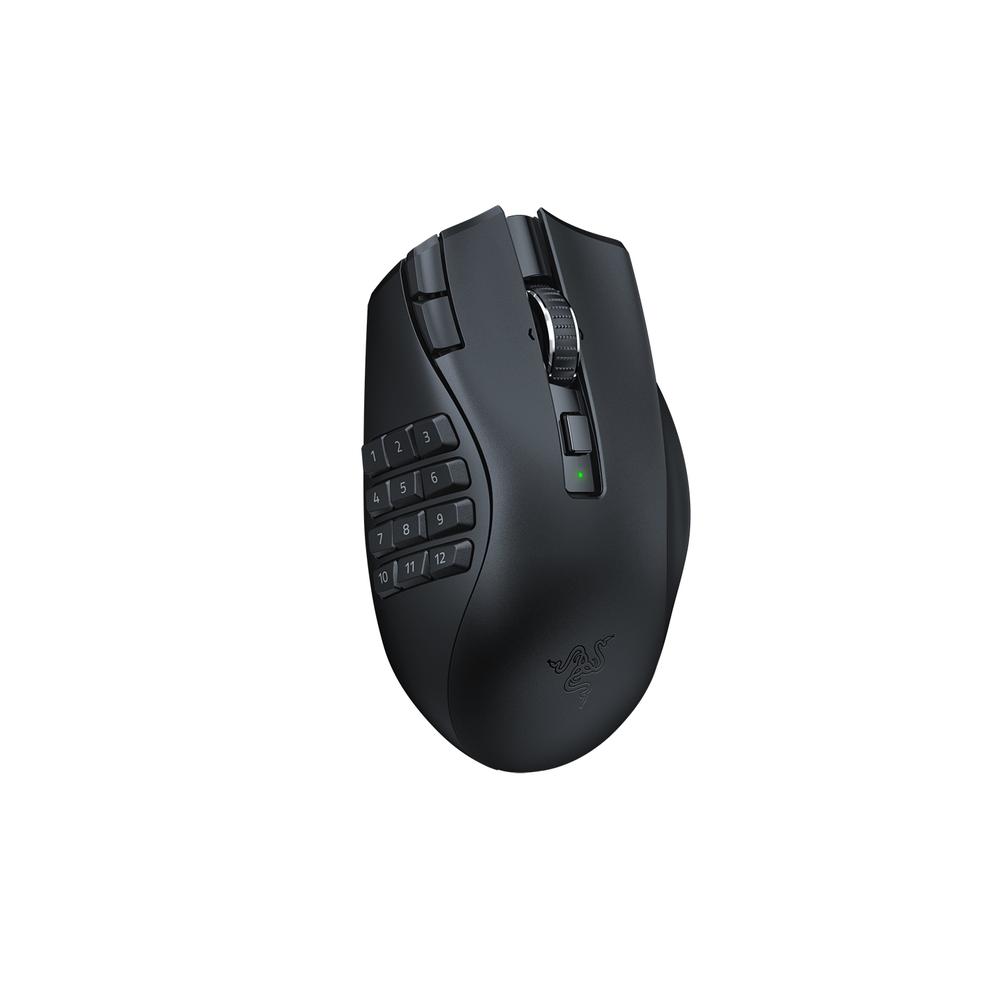 Razer Naga V2 Hyperspeed þráðlaus MMO leikjamús, svört
