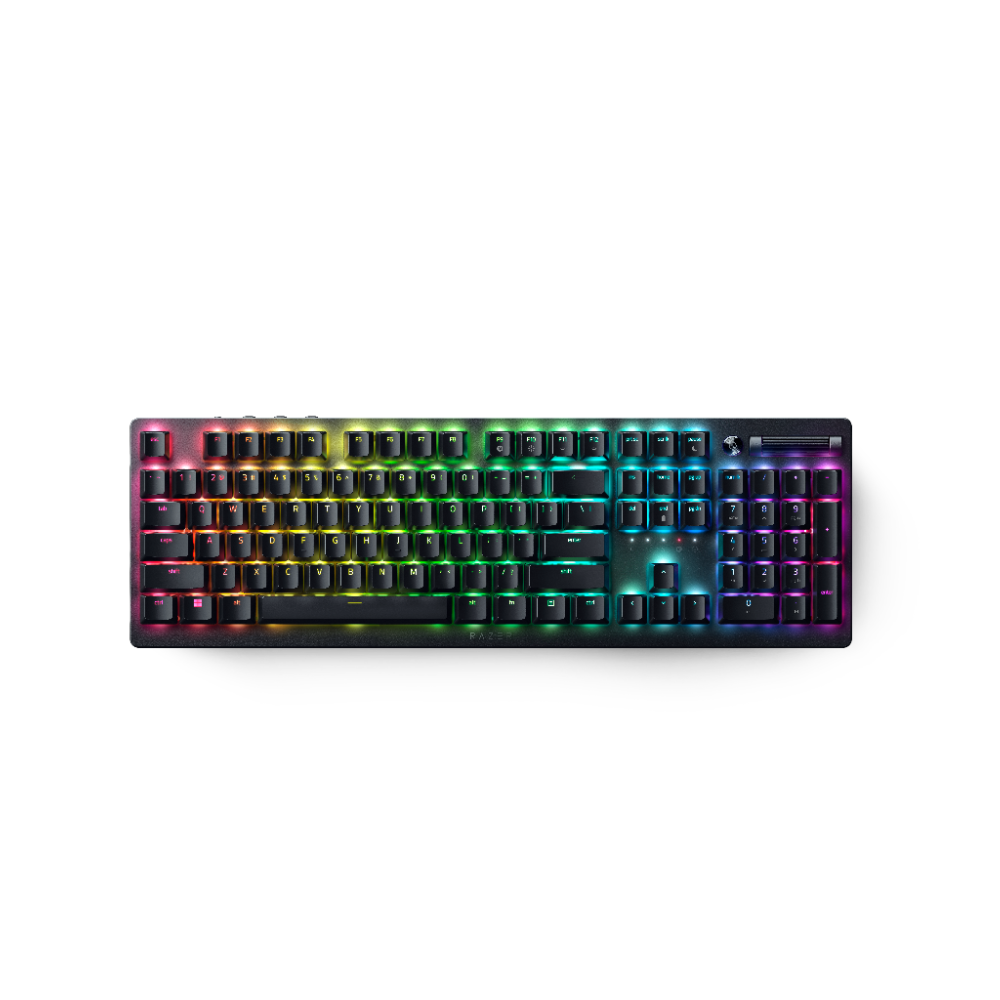 Razer DeathStalker V2 Pro þráðlaust RGB leikjalyklaborð, Rauðir optical Low-Profile svissar, Nordic, Svart