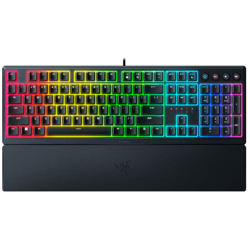 [RZ03-04460600-R3N1] Razer Ornata V3 leikjalyklaborð, lyklaborðsrenning, Mecha-Membrane, Nordic, Svart