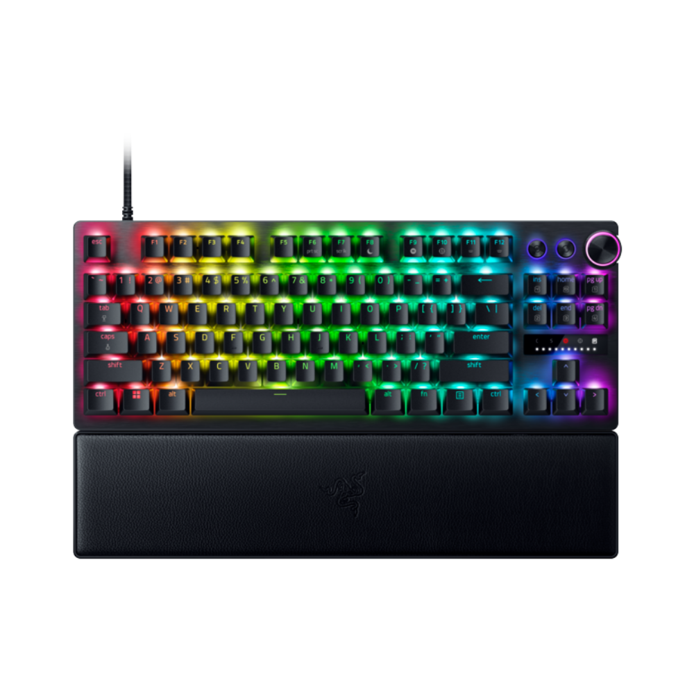 [RZ03-04980600-R3N1] Razer Huntsman V3 Pro TKL RGB leikjalyklaborð, lyklaborðsrenning, Analog optical svissar Gen2, Nordic, Svart