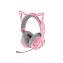 Razer Kraken Kitty V3 Pro HyperSpeed þráðlaus leikjaheyrnartól með hljóðnema, bleik