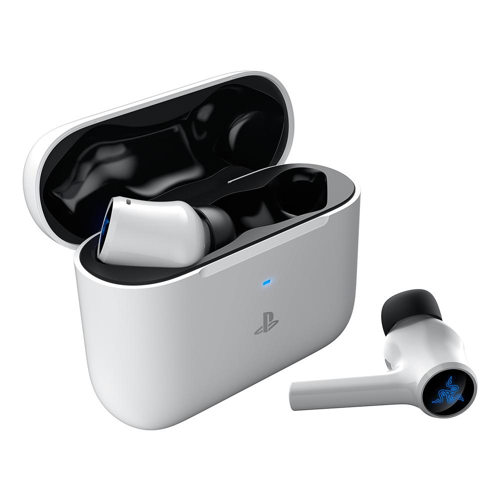 Razer Hammerhead Hyperspeed þráðlaus tappaheyrnartól fyrir PS5, PC, Hvít