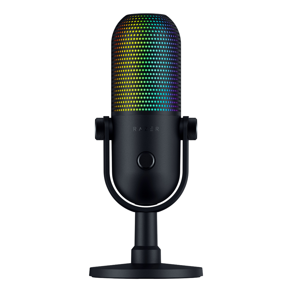 [RZ19-05060100-R3M1] Razer Seiren USB Broadcast Chroma RGB hljóðnemi, svartur