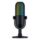 Razer Seiren USB Broadcast Chroma RGB hljóðnemi, svartur