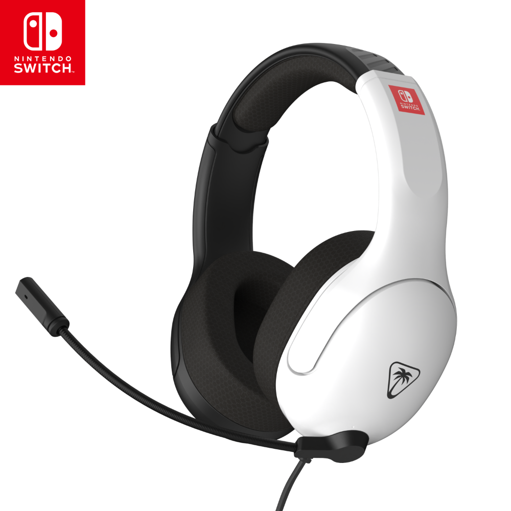 [S288TBS800205] Turtle Beach Airlite Fit Switch 2 leikjaheyrnartól með hljóðnema, svört/hvít