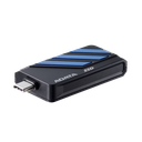 ADATA SC735 2TB USB Gen2 SSD flakkari/lykill, svartur/grár