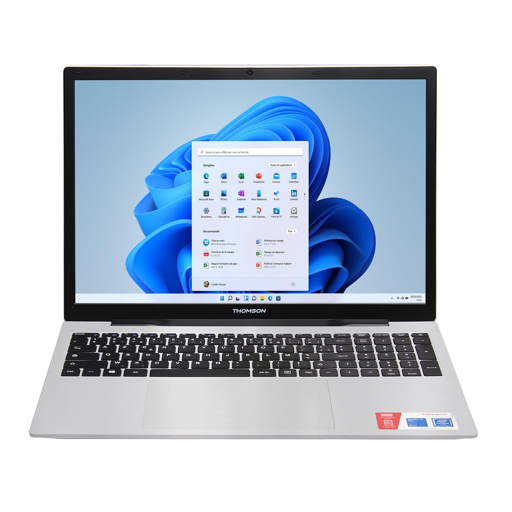 Thomson NEO 17 fartölva, 17.3" HD+ Celeron N4020 4/128GB W11, Silfur
