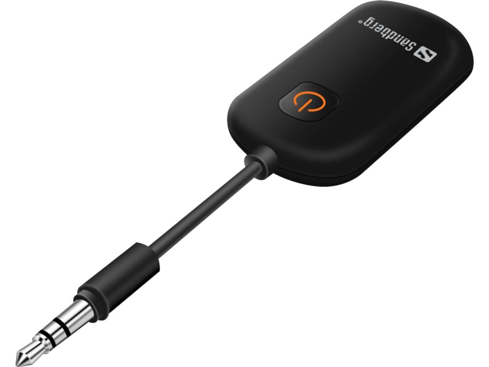 [SDG450-12] Sandberg Bluetooth Audio Link 3.5mm jack móttakari og sendir, svartur
