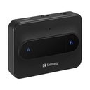 Sandberg Bluetooth Link 3.5mm jack sendir fyrir tvö heyrnartól, svartur