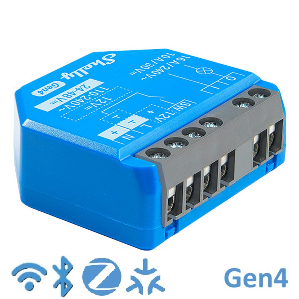 Shelly 1 Gen4 Wi-Fi/Bluetooth 16A Matter/Zigbee rofi