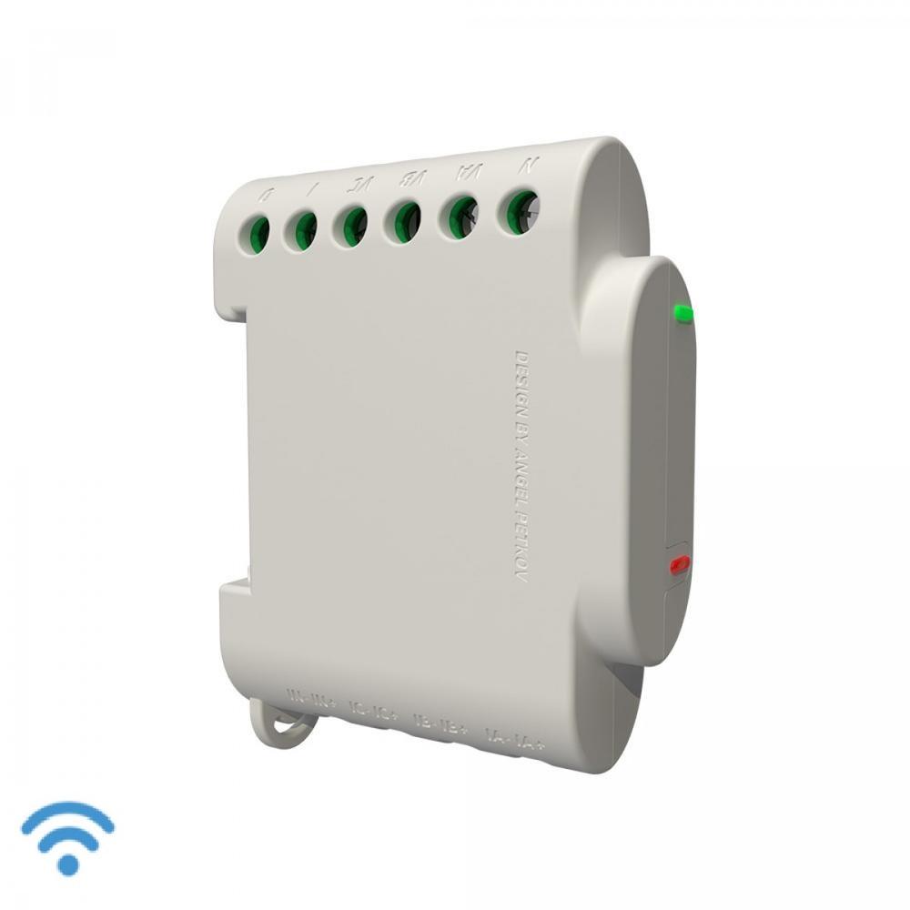 Shelly 3EM 120A DIN-Rail WLAN þriggja fasa með 3x straumnema