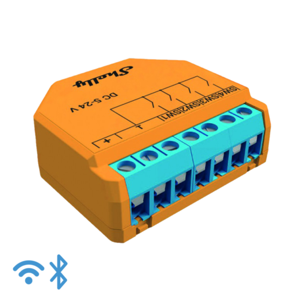 Shelly Plus i4 DC Wi-Fi/Bluetooth rofi