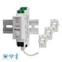 Shelly Pro 3EM 120A DIN-Rail WLAN LAN BT þriggja fasa með 3x straumnema