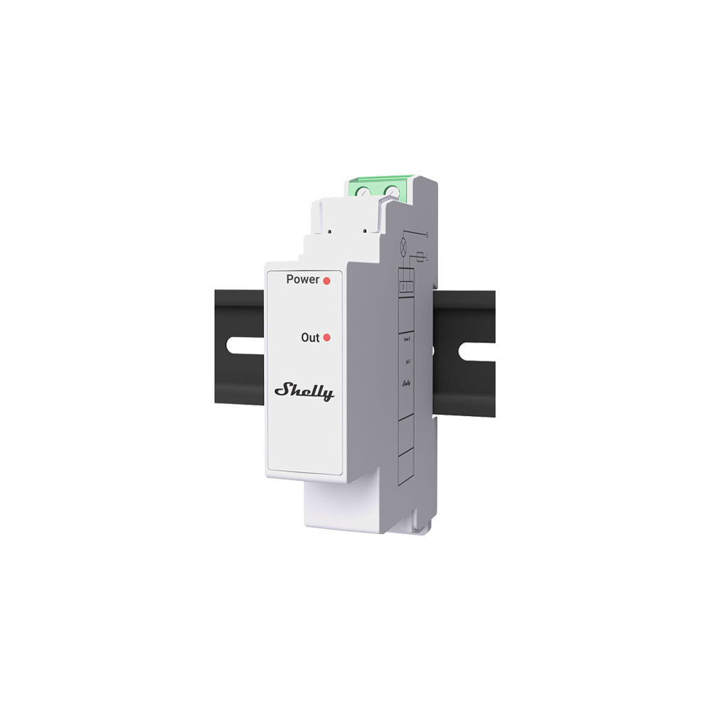 Shelly Pro 3EM Add-on DIN-Rail viðbót við Pro 3EM