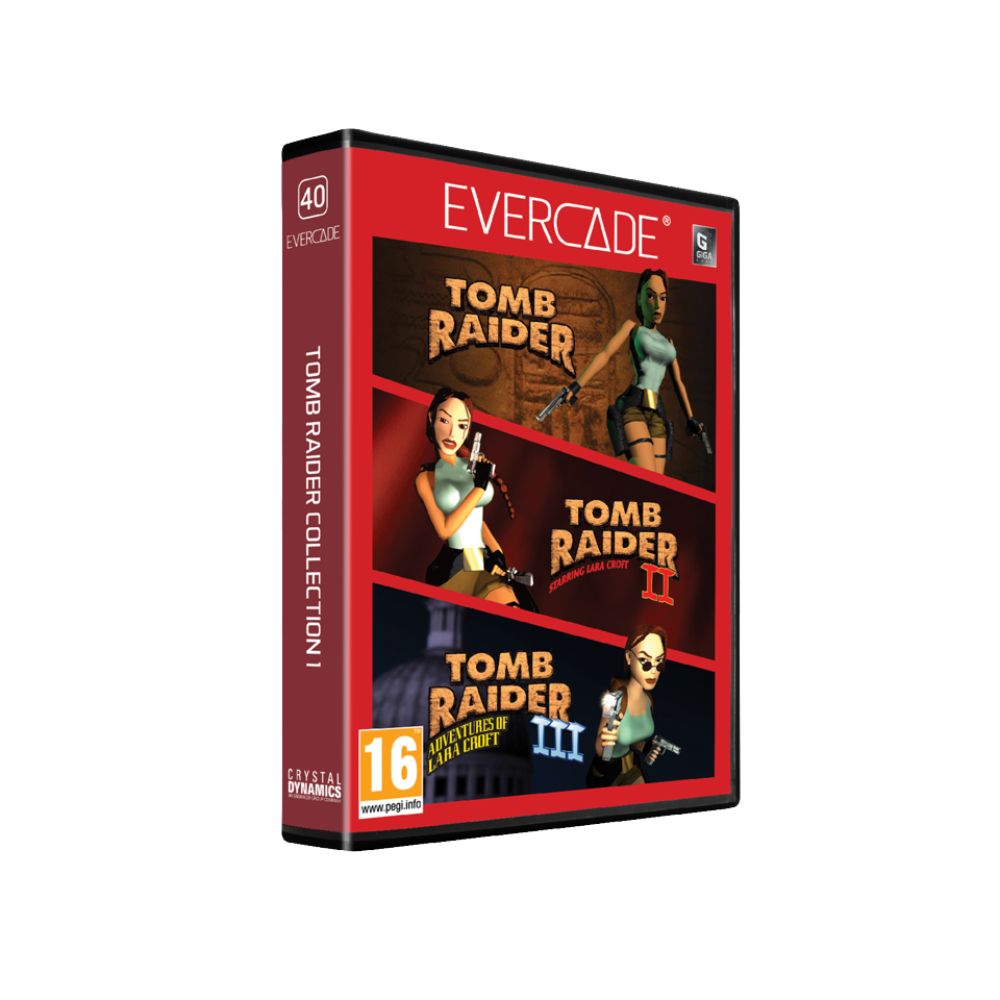[1258090] Evercade Cartridge - Tomb Raider Collection1