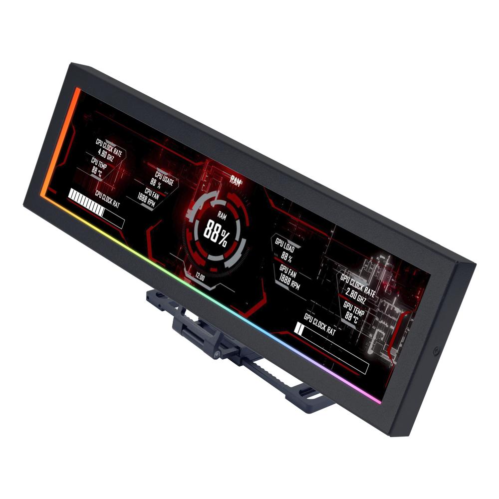 Lian-Li 8.8" Universal turnkassaskjár, svartur